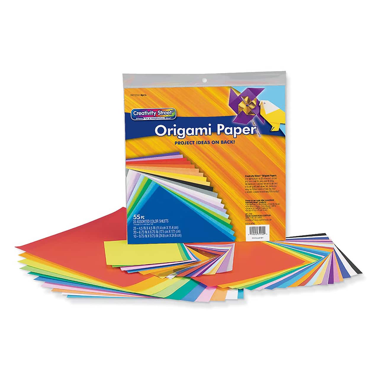 Creativity Street&#xAE; Origami Paper Assortment, 3 Packs of 55